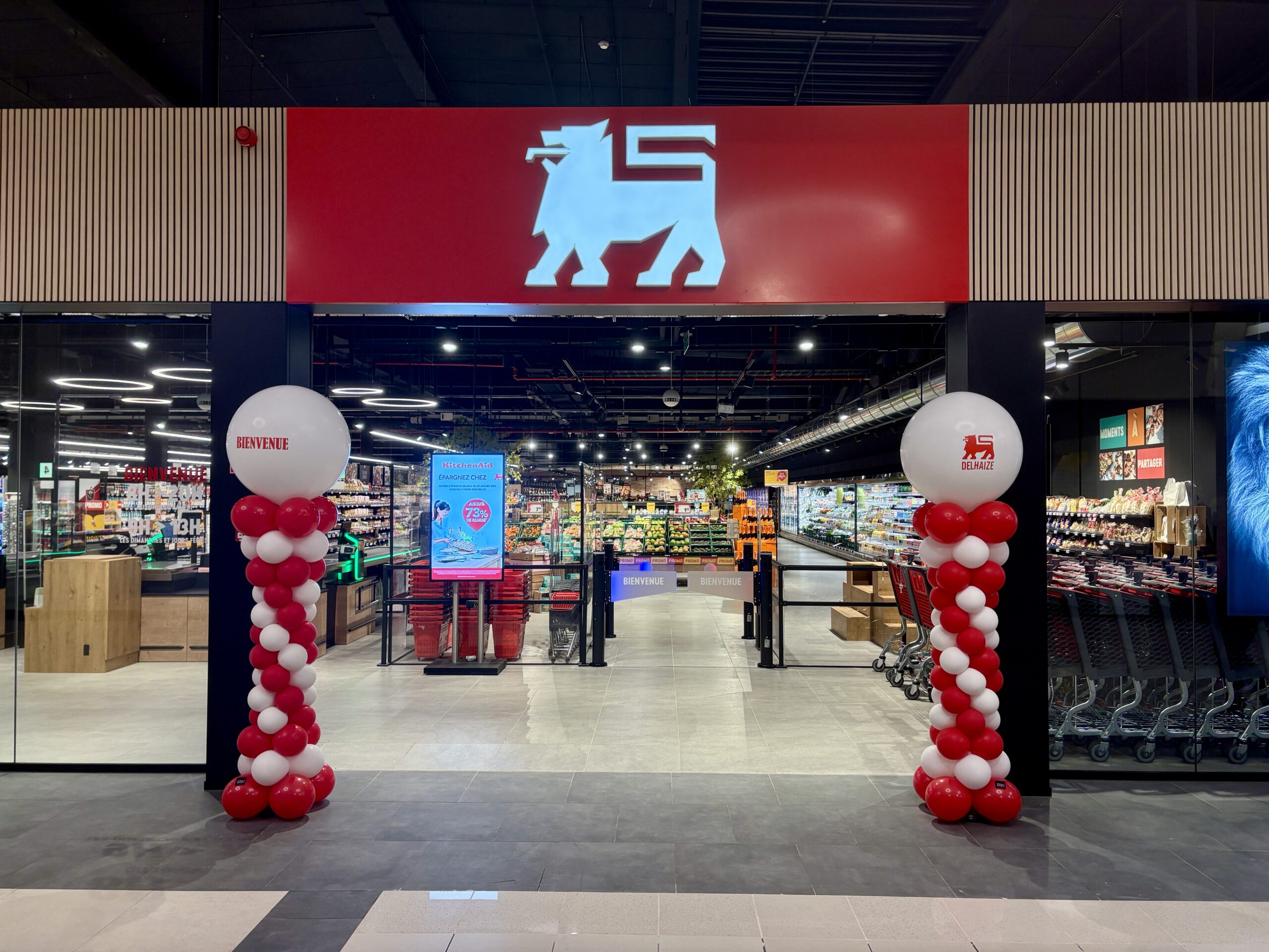 Remodelling Delhaize Durme gevel